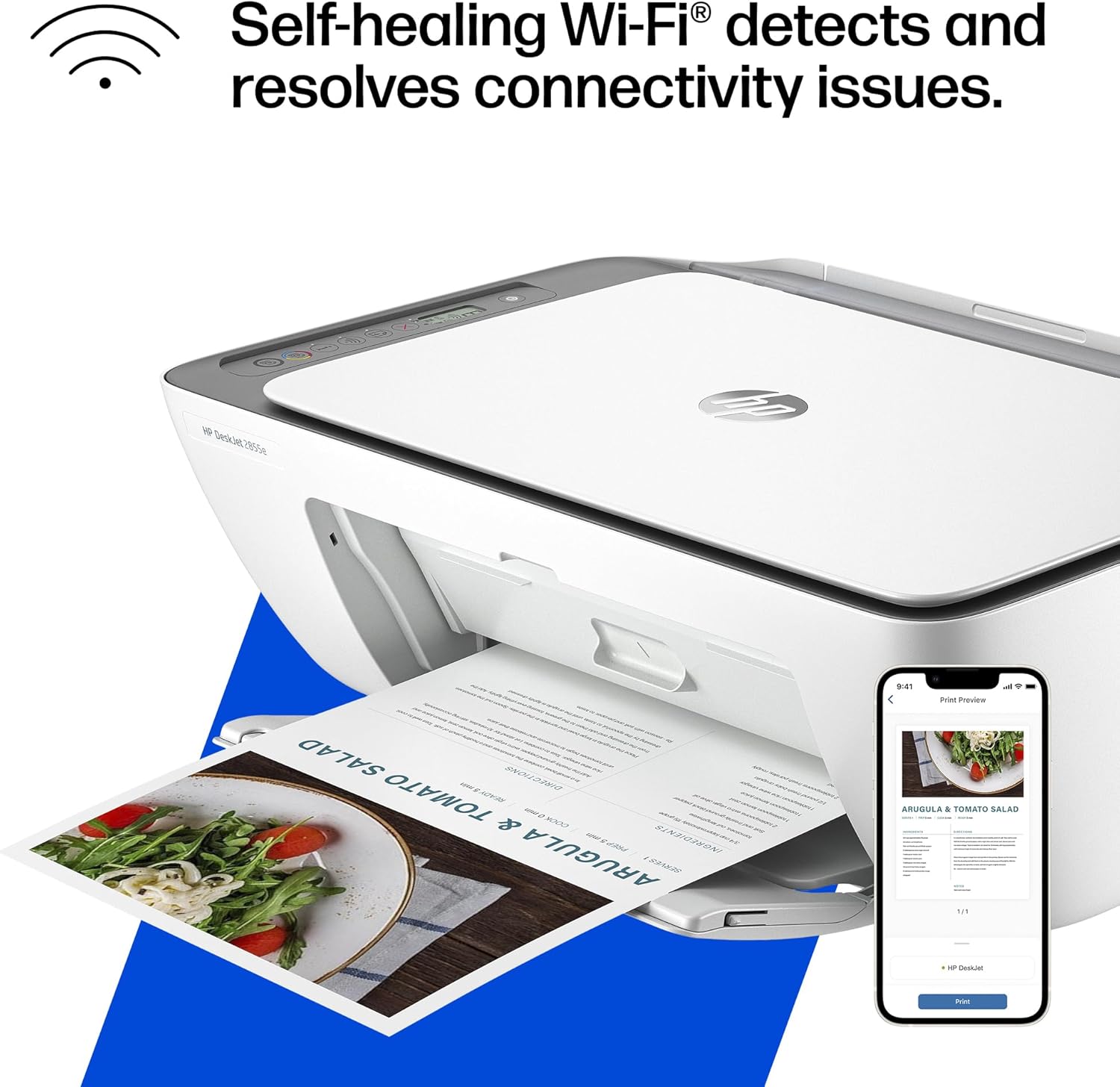 HP DeskJet 2855e Wireless All-in-One Colour Inkjet Printer, Scanner, Copier, Best for Home all product image