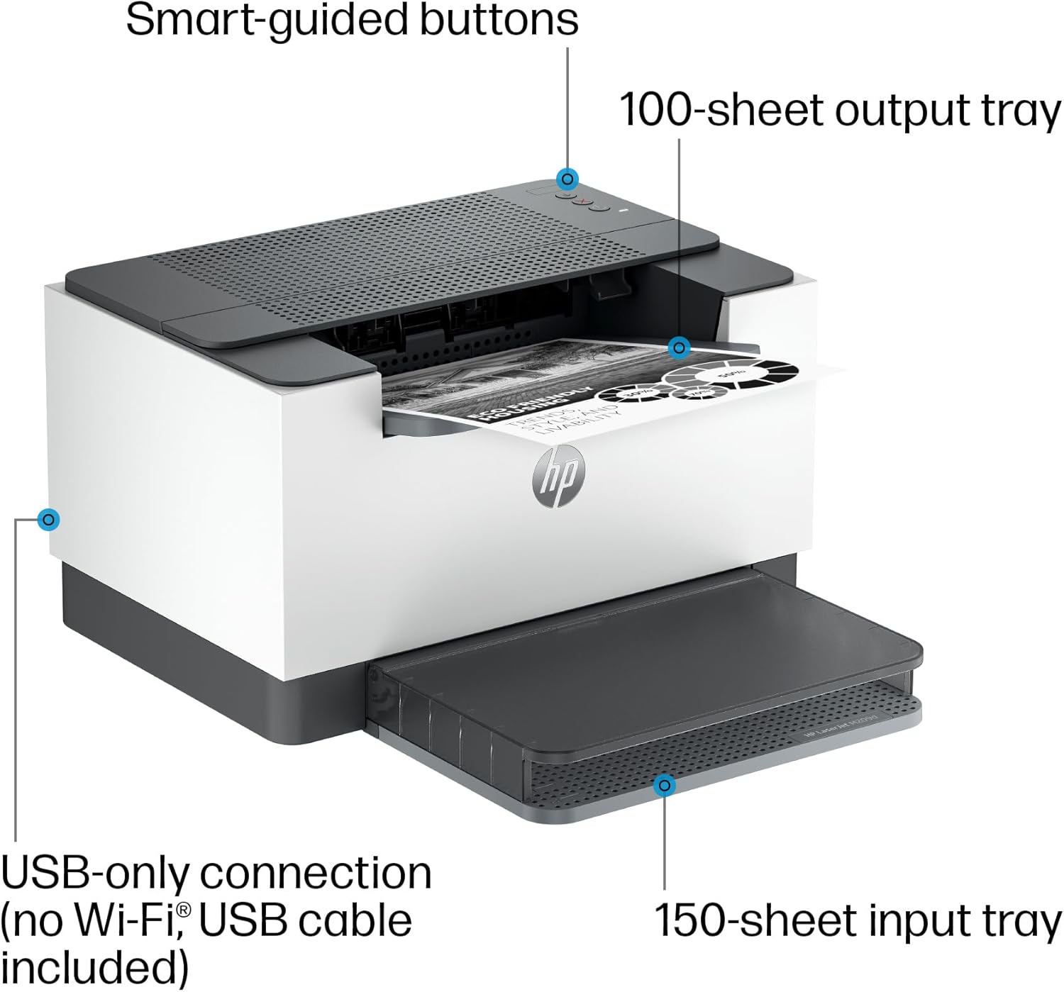 HP LaserJet M209d all product image