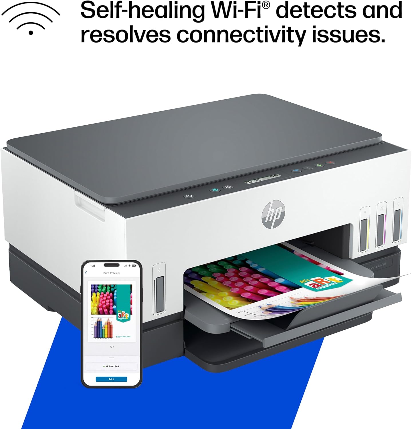 HP Smart Tank 6001 All-in-One, AI-enabled all product image