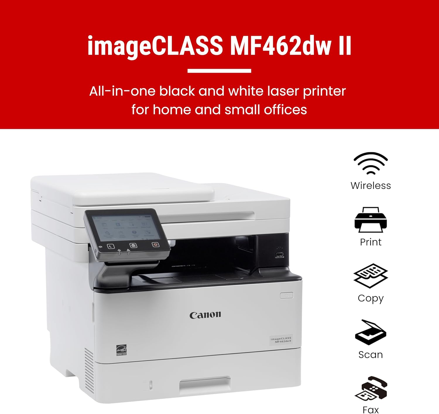 Canon imageCLASS MF462dw II - All in One, Wireless, Duplex Laser Printer all product image