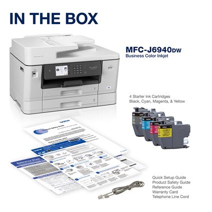 Brother MFC-J6940DW Color Inkjet All-in-One Printer all product image