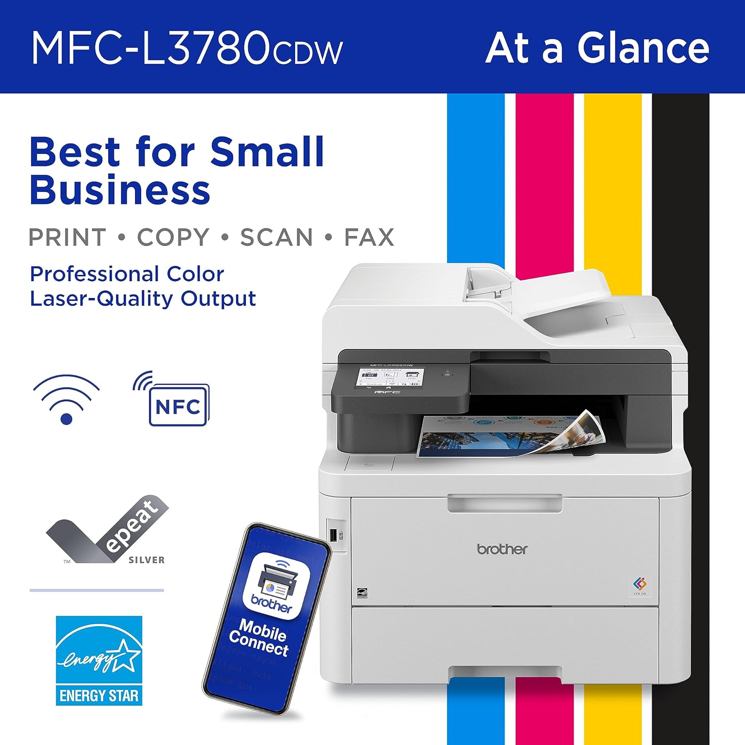 Brother MFC-L3780CDW Digital Color All-in-One Printer all product image