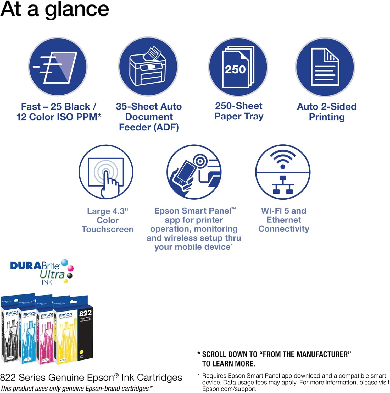 WorkForce Pro WF-4820 Wireless All-in-One Printer all product image