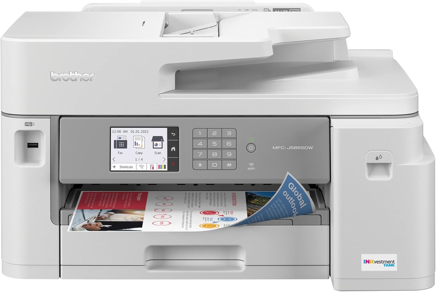 Buy Brother MFC-J5855DW INKvestment Color Inkjet All-In-One Printer online at ePrint Choice